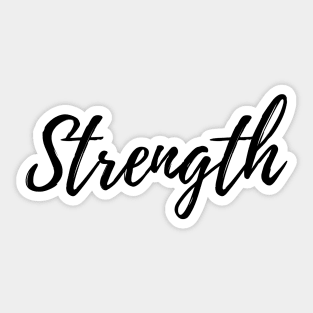 Strength - Set Your Intentions - Word of the Year List Sticker